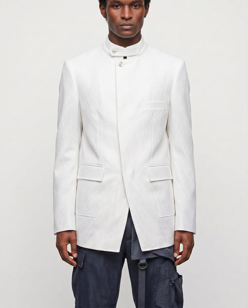 White Blazer with Strap