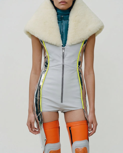 Romper With Shearling