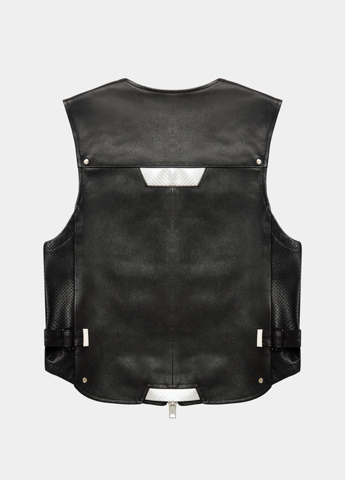 VANTA TECH-LEATHER VEST