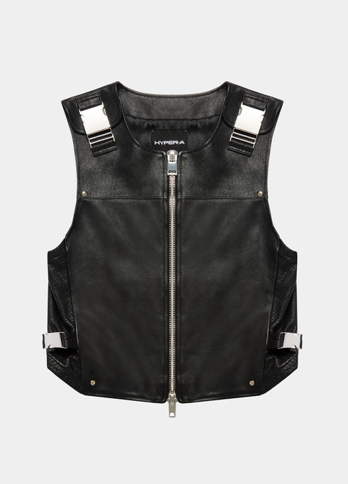 VANTA TECH-LEATHER VEST